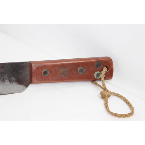 513 - ANTIQUE JOSH BEAL AND SONS ENDURE MILITARY MACHETTE