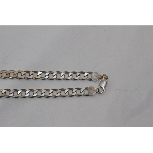 700 - SILVER HEAVY SET NECK CHAIN - 23.3G