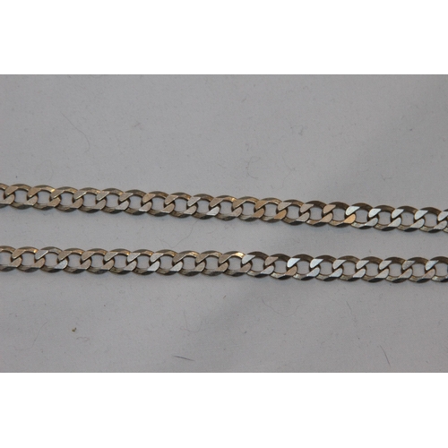 700 - SILVER HEAVY SET NECK CHAIN - 23.3G