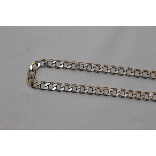 700 - SILVER HEAVY SET NECK CHAIN - 23.3G