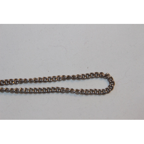 709 - WATCH CHAIN FORM SILVER BRACELET