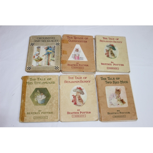 282 - QUANTITY OF VINTAGE BEATRIX POTTER BOOKS