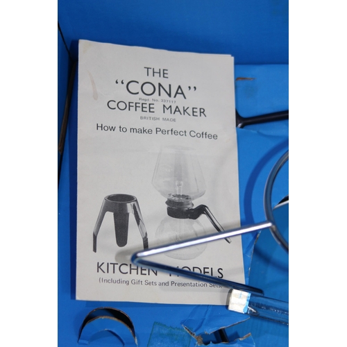 296 - VINTAGE THE CONA COFFEE MAKER IN BOX