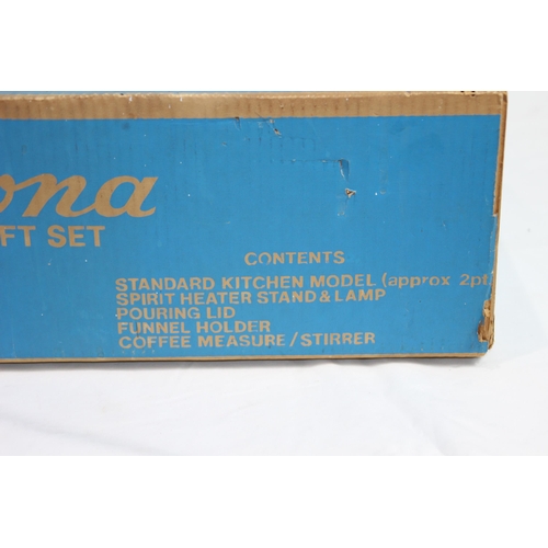 296 - VINTAGE THE CONA COFFEE MAKER IN BOX