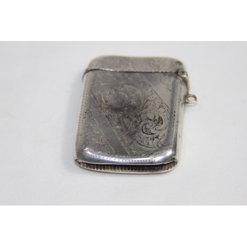 726 - LARGE SILVER VESTA CASE - BIRMINGHAM 1902