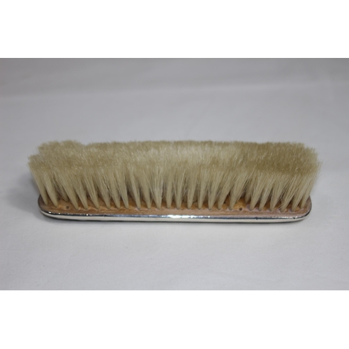 768 - SILVER BRUSH WITH ORNATE BOARDER - CHESTER 1909