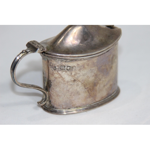 773 - VICTORIAN SILVER MUSTARD POT - LONDON 1898