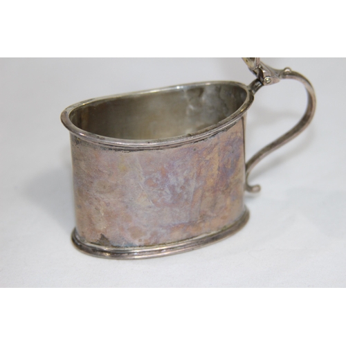 773 - VICTORIAN SILVER MUSTARD POT - LONDON 1898