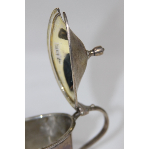 773 - VICTORIAN SILVER MUSTARD POT - LONDON 1898