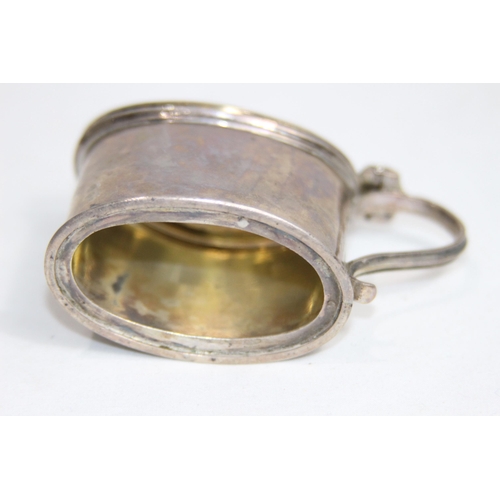 773 - VICTORIAN SILVER MUSTARD POT - LONDON 1898