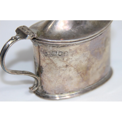 773 - VICTORIAN SILVER MUSTARD POT - LONDON 1898