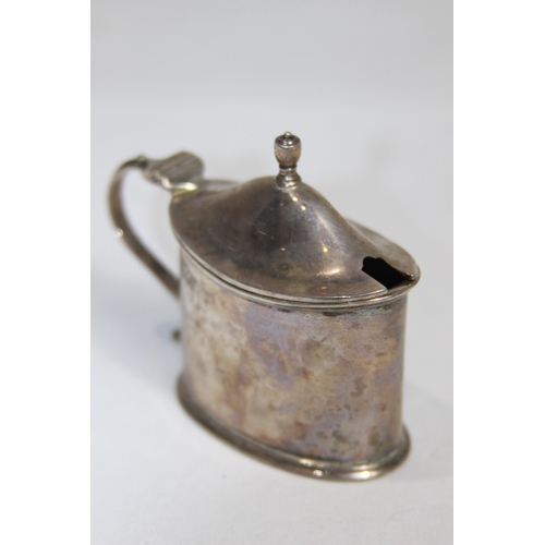 773 - VICTORIAN SILVER MUSTARD POT - LONDON 1898