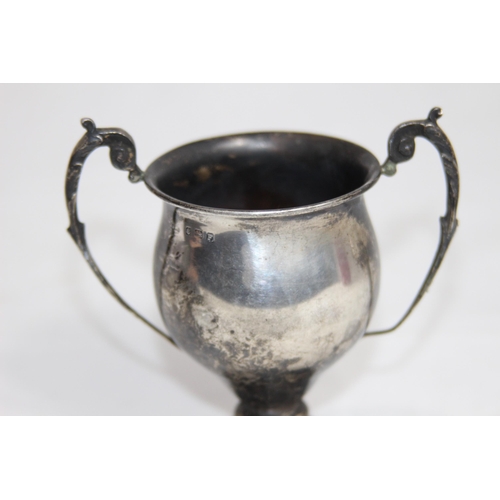 784 - SILVER TROPHY CUP FREE FORM INSCRIPTION - BIRMINGHAM 1930 - 81G