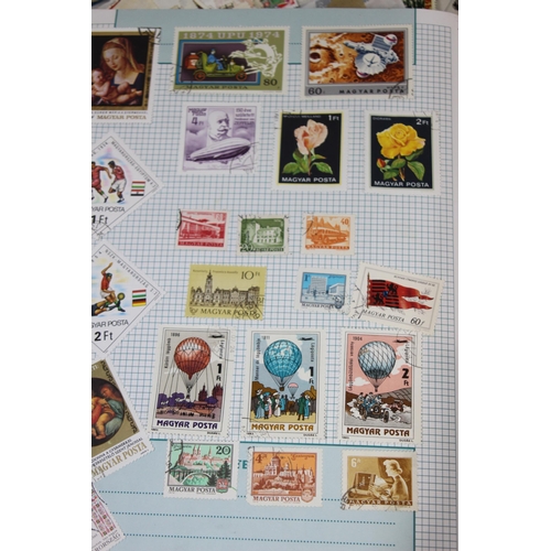 306 - LARGE QUANTITY OF LOOSE STAMPS AND SOME ALBUMS OF STAMPS