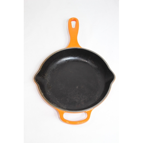 316 - 2 X LE CREUSET FRYING PANS