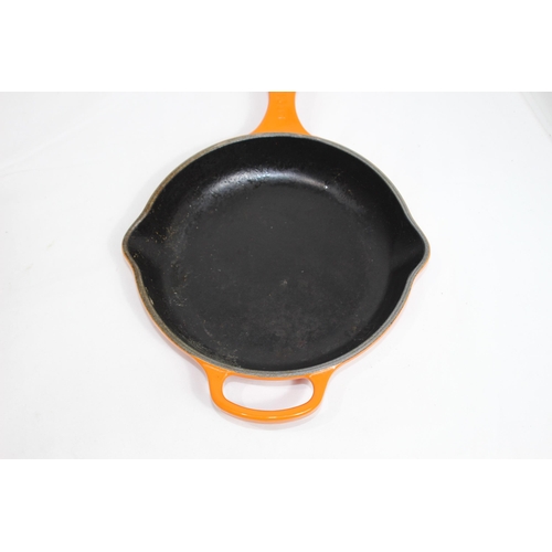 316 - 2 X LE CREUSET FRYING PANS