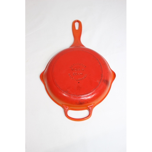 316 - 2 X LE CREUSET FRYING PANS