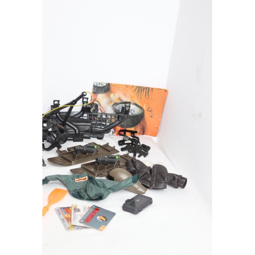 469 - QUANTITY OF ACTION MAN ACCESSORIES, WEAPONS ETC AND A VINTAGE ACTION MAN