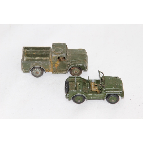 470 - QUANTITY OF DINKY TOY MILITARY VEHICLES