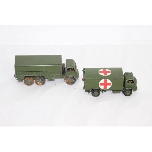 470 - QUANTITY OF DINKY TOY MILITARY VEHICLES