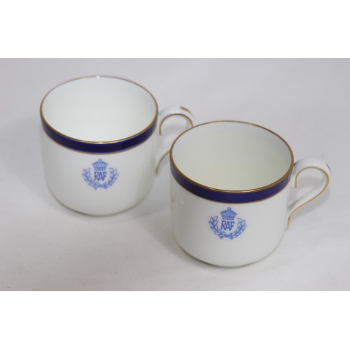 517 - PAIR OF WWII ROYAL DOULTON R.A.F CUP AND SAUCERS