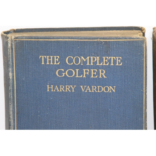 614 - TWO EARLY 20th CENTURY GOLF BOOKS - GREAT GOLFERS (GEORGE W BEDLAM) & THE COMPLETE GOLFER (HARRY VAR... 