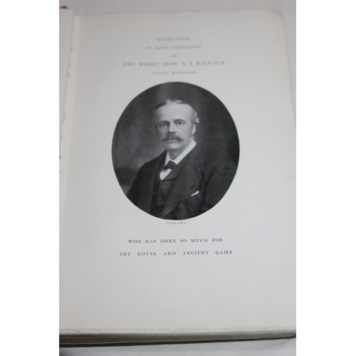 614 - TWO EARLY 20th CENTURY GOLF BOOKS - GREAT GOLFERS (GEORGE W BEDLAM) & THE COMPLETE GOLFER (HARRY VAR... 