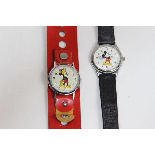 650 - TWO VINTAGE DISNEY Mickey Mouse WATCHES