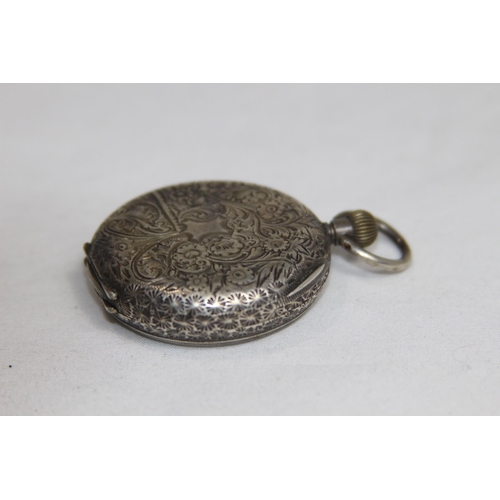 655 - SWISS SILVER 935 GRADE POCKET WATCH