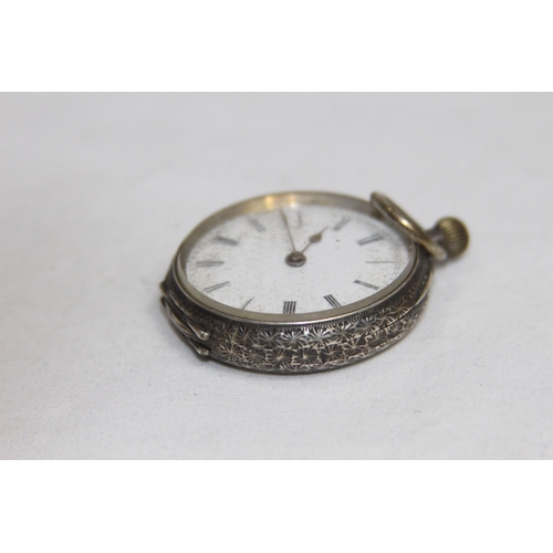 655 - SWISS SILVER 935 GRADE POCKET WATCH