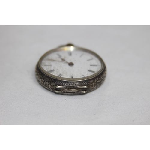 655 - SWISS SILVER 935 GRADE POCKET WATCH