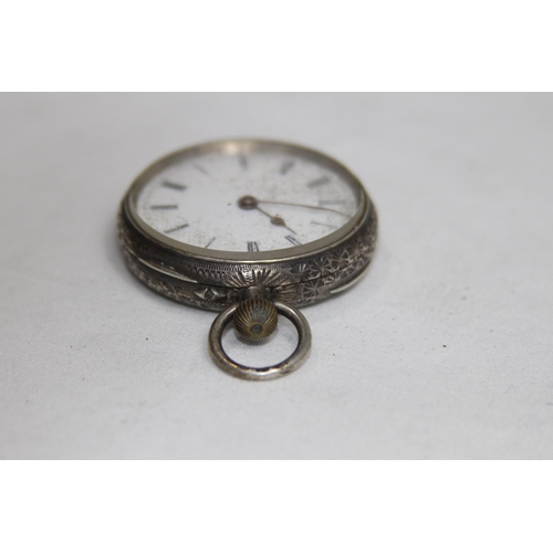 655 - SWISS SILVER 935 GRADE POCKET WATCH