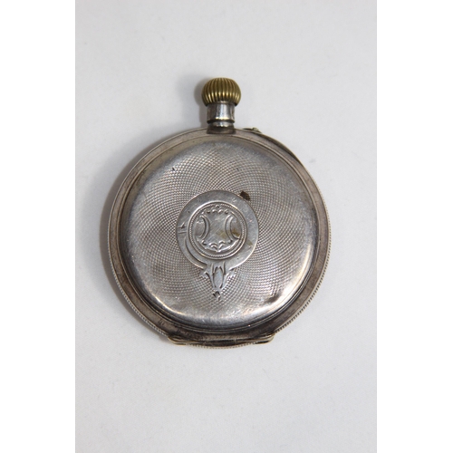 660 - SWISS SILVER 935 GRADE POCKET WATCH