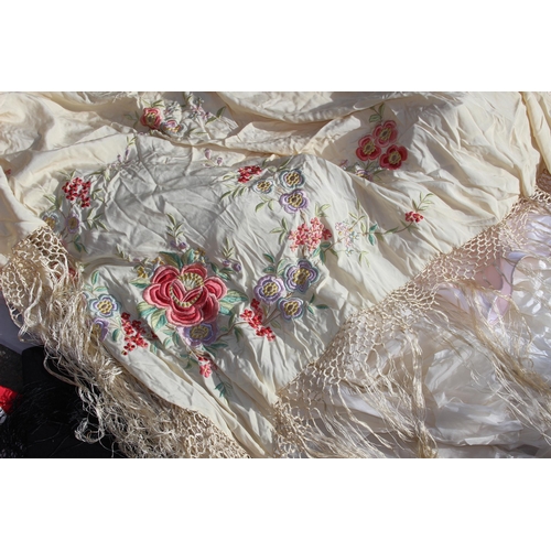 277 - ANTIQUE WEDDING DRESS ETC