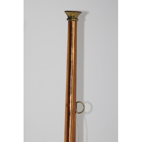 338 - ORNAMENTAL BRASS AND COPPER COACHING HORN