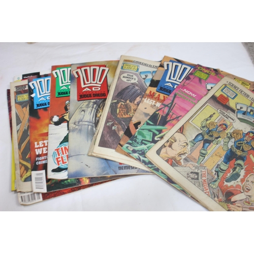 482 - LARGE QUANTITY OF 2000AD MAGAZINE COMICS