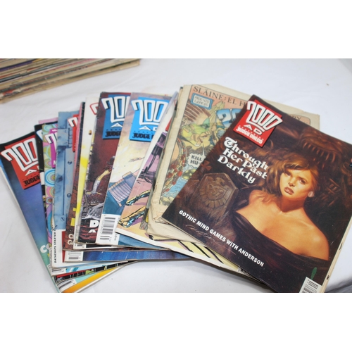 482 - LARGE QUANTITY OF 2000AD MAGAZINE COMICS