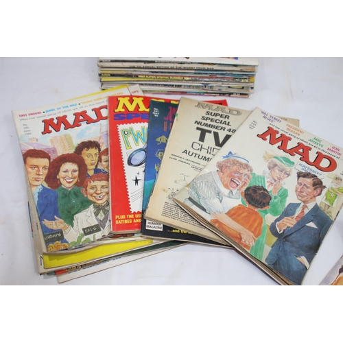 483 - QUANTITY OF VINTAGE MAD MAGAZINE COMICS