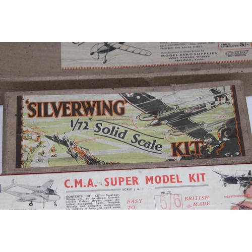 488 - QUANTITY OF VINTAGE MODEL AIRCRAFT KITS ETC