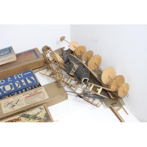 488 - QUANTITY OF VINTAGE MODEL AIRCRAFT KITS ETC