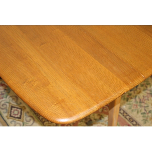 50 - ERCOL DROP LEAF PLANK TABLE 
138 X 74 X 72CM CLOSED 64CM