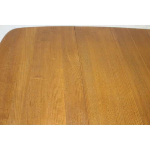 50 - ERCOL DROP LEAF PLANK TABLE 
138 X 74 X 72CM CLOSED 64CM