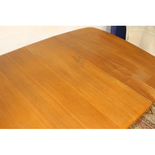 50 - ERCOL DROP LEAF PLANK TABLE 
138 X 74 X 72CM CLOSED 64CM