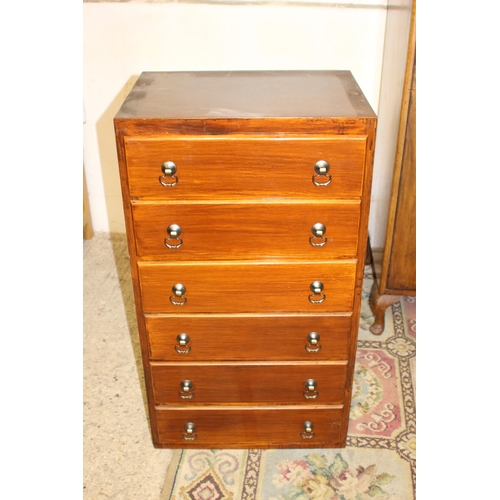 55 - VINTAGE CABINET AND 2 X CHEST OF DRAWERS 
76 X 51 X 46CM