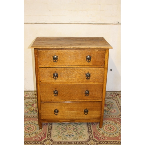 55 - VINTAGE CABINET AND 2 X CHEST OF DRAWERS 
76 X 51 X 46CM