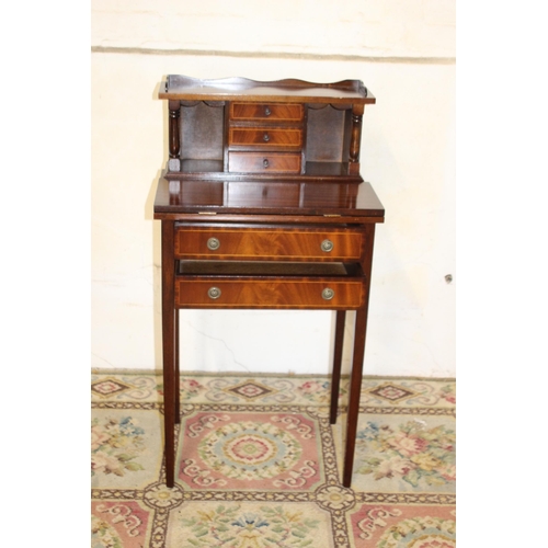 59 - REPRODUCTION LADIES BUREAU, CHAIR AND STOOL
53 X 40 X 100CM