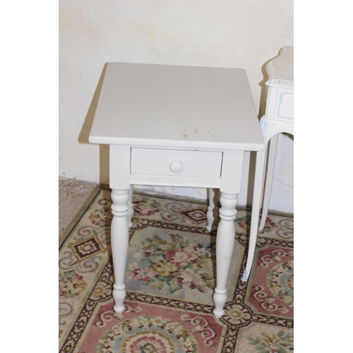 63 - QUANTITY OF PAINTED FURNITURE 
62 X 47 X 62CM