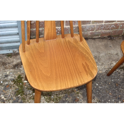 64 - 4 X SCANDINAVIAN DINING CHAIRS 
40 X 41 X 81CM