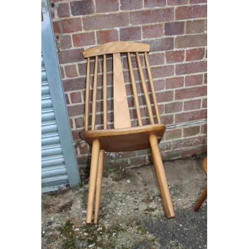 64 - 4 X SCANDINAVIAN DINING CHAIRS 
40 X 41 X 81CM