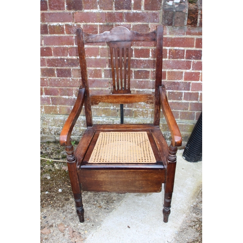 66 - 6 X VINTAGE MIXED CANE BASED CHAIRS